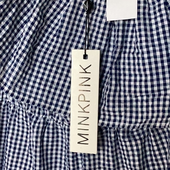 MINKPINK One Shoulder‎ Ruffle Wanderer Mini Dress - Picture 5 of 8